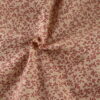 Reynard Fabrics - Ditsy Daisy - Blender - Natural Background with Claret Flowers- 05