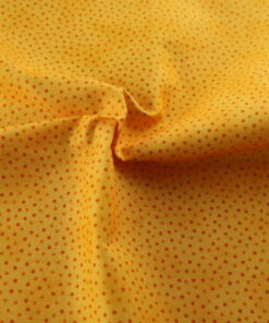Reynard Fabrics - Scattered Spot - Blender - Brown and Orange Spots on Yellow - Yellow