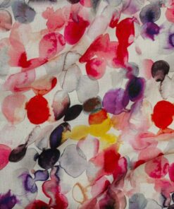 Telio Fabrics - Dressmaking  - Laurel Linen Blend - Natural - Cream  Multi - 46195 01