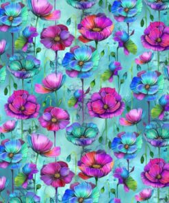 Nutex- dragonflies-turquoise-multi-aqua-82030-103