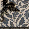 Ruby Star Society - 'Fire Glow' by Sarah Watts - Canvas - Cotton Linen - Metallic - Smoke -Natural /Black - 2138 16 LM