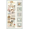 Blank Quilting Corp - Nursery Rhyme Time - Panel - Height Chart - Grey Multi - BL 4846 P 41