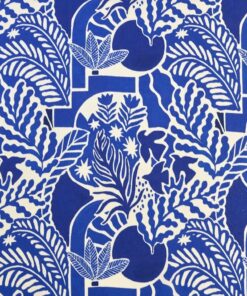 Fabric Godmother - Dressmaking - Enri - Viscose Linen - Cobalt Blue Cream - WS 74739