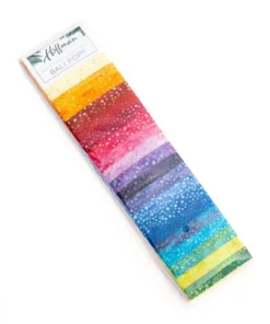 Hoffman Batiks for Stof Fabrics - Precuts - Jelly Roll / Strip Pie - Loving Rainbows - Dots - Multi - 767