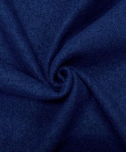 John Louden Fabrics - Dressmaking - Wool Boucle - (Boiled wool) - JLW0024OMARINE-F