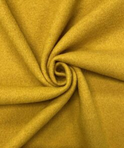 John Louden Fabrics - Dressmaking - Wool Boucle - (Boiled wool) - JLW0024OCHRE-F