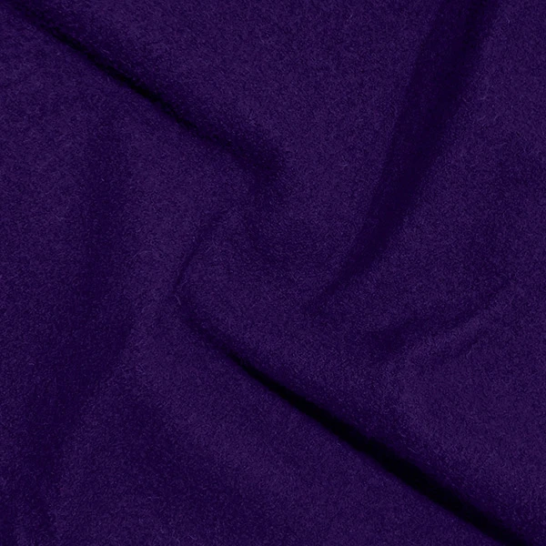 John Louden Fabrics - Dressmaking - Wool Boucle - (Boiled wool) - JLW0024PURPLE-F