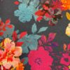 Peter Horton Textiles - Dressmaking - Floral Print - Blue - Multi - Polyester - Lycra - 7612