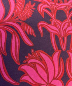 Peter Horton Textiles - Dressmaking - Floral - Blue Pink Multi - Lyocell - ANA040/DIG00
