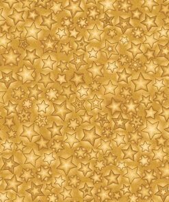 Nancy Halvorsen - The 12 Days of Christmas - Christmas - Gold Stars on Gold - 17272 - 30