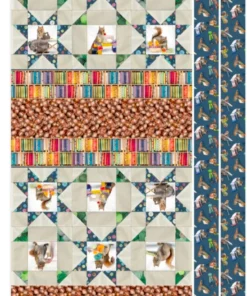 Riley Blake - The Secret Life of Squirrels - Bag Panel - Cotton Canvas - Multi - 4903 55