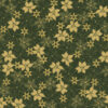 Stof Fabrics - Christmas - Snow Crystals - Poinsettia - Green Gold - 4593 801