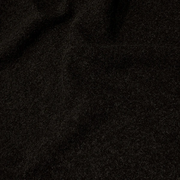 John Louden Fabrics - Dressmaking - Wool Boucle - (Boiled wool) - Dark Grey - Marl - JLW0024 DKGREY 2