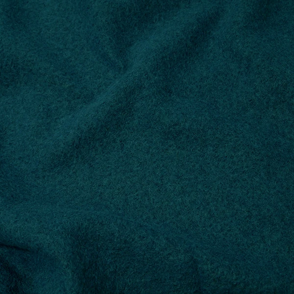 John Louden Fabrics - Dressmaking - Wool Boucle - (Boiled wool) - Sapphire - Teal - Blue - JLW0024 Sapphire 2
