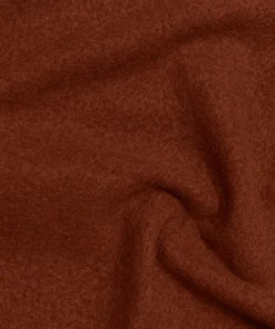 John Louden Fabrics - Dressmaking - Wool Boucle - (Boiled wool) - Terracotta- Orange - JLW0024 TERRA 2