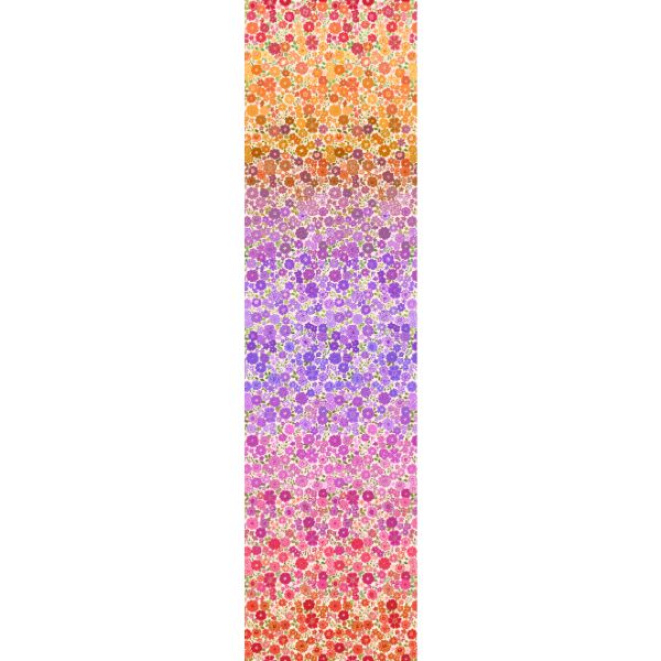 Lewis &- Irene - Boho Blooms - Berry - Floral - Ombre - Multi - OM3B