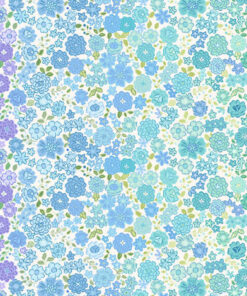 Lewis &- Irene - Boho Blooms - Pastel - Floral - Ombre - Multi - OM3A