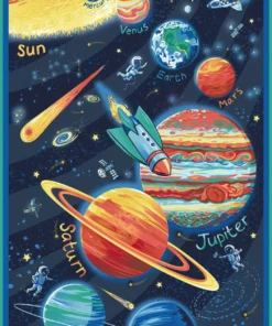 Makower - Orbit - Panel - Space - Children - Multi - 254 1