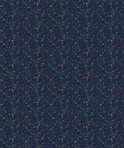 Makower - Orbit - Starlight - Stars and Dots - Blue - Multi - 247 B
