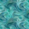 Nutex Fabrics - Basket and Blooms - Swirls - Jade - 81960 102